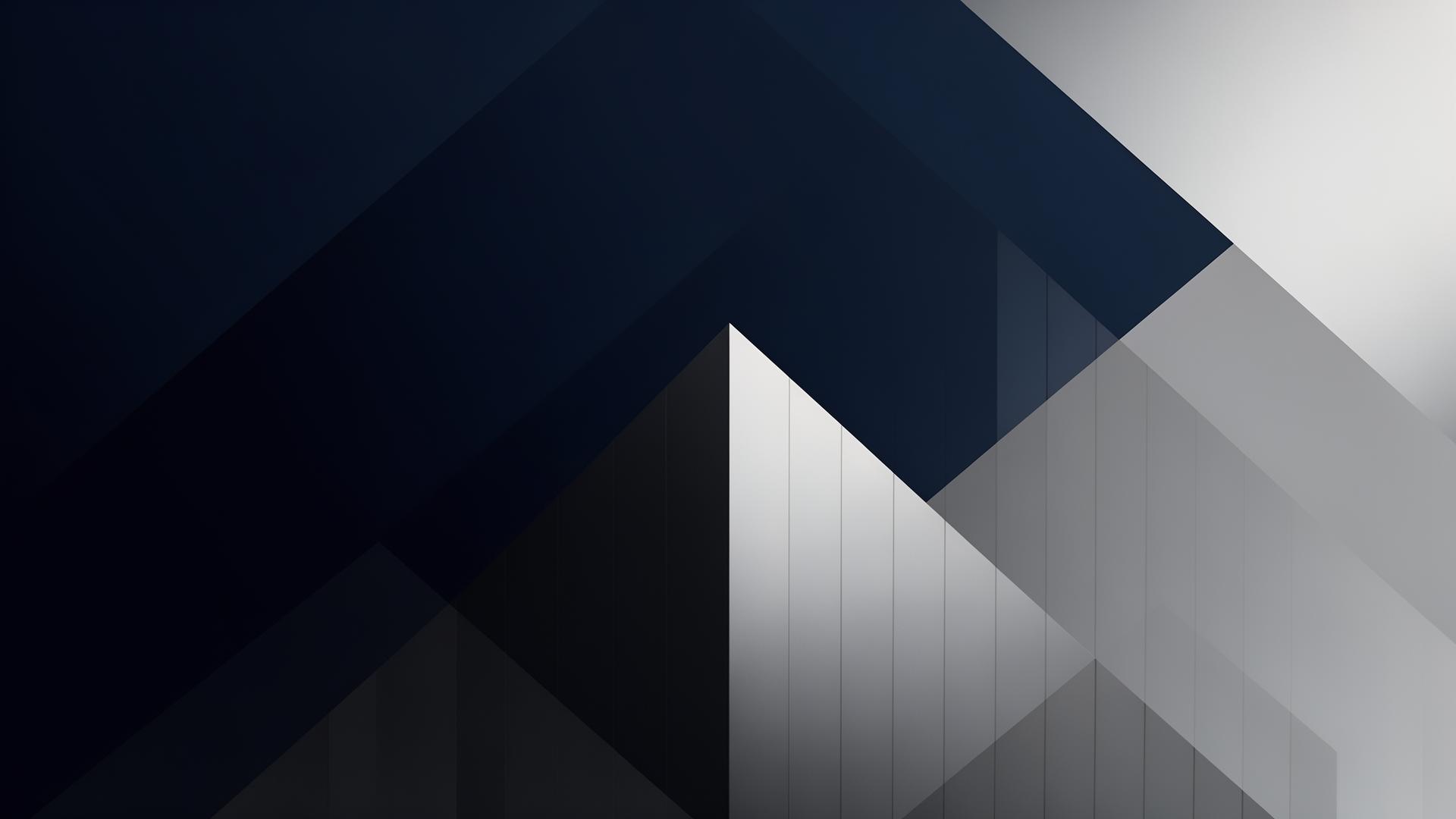 Architectural geometric forms representing transformation